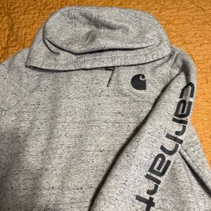 Carhartt Heather Gray Pullover Hoodie